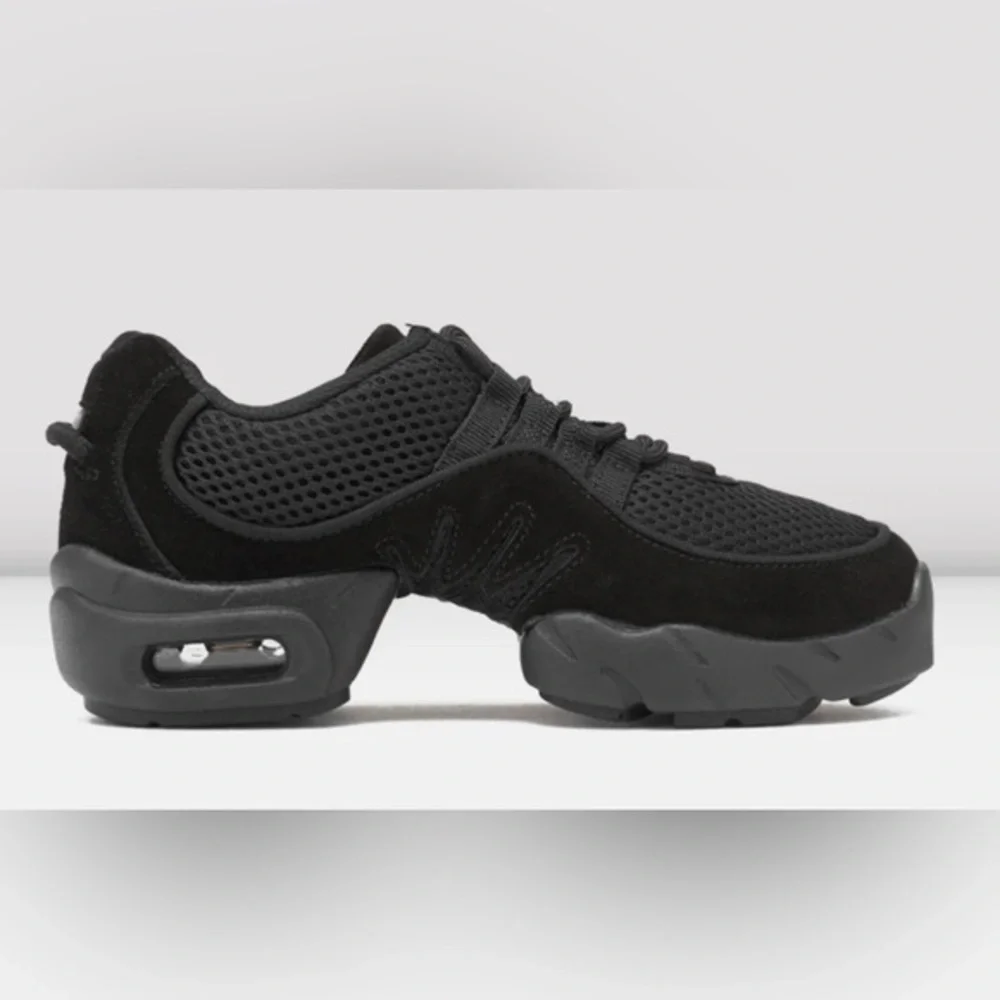 NEW BLOCH Black Trouoe Dance Sneaker size 5 women/ youth 3
